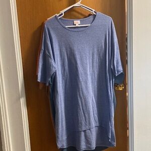 LuLaRoe Heather Blue Tunic Top